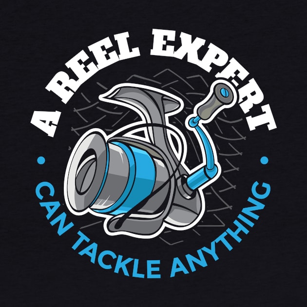 A reel expert fishing design. by SzarlottaDesigns